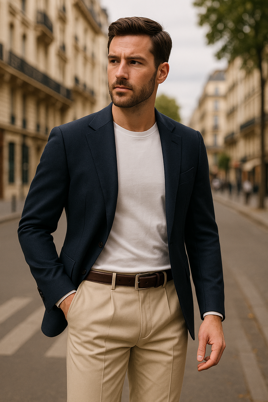 Marct Tchou Premium Ledergürtel – 35mm Vollnarbenleder für Business & Eleganz