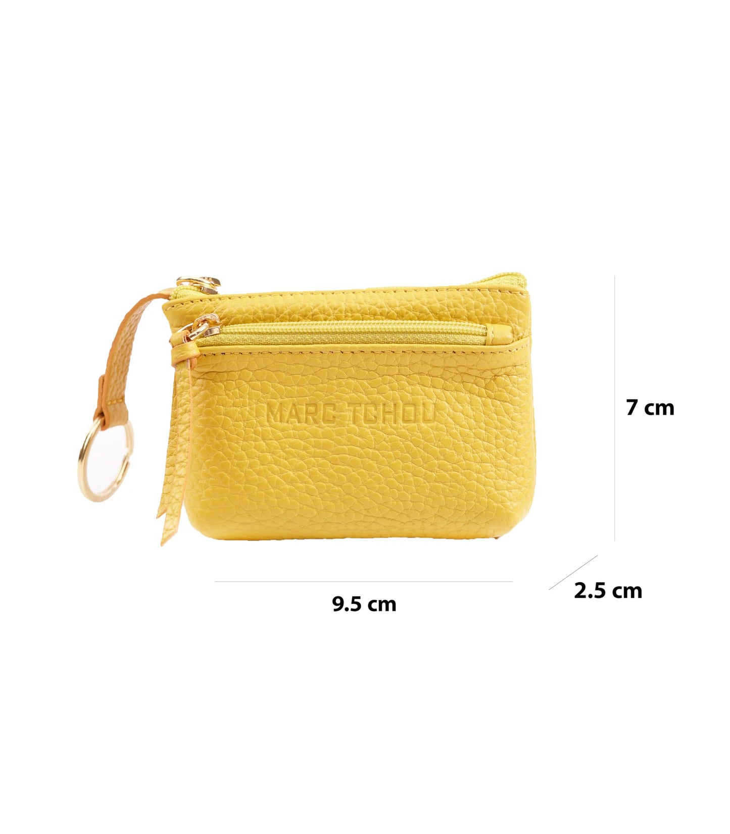 Marc Tchou Blumen-Design Schlüsseltasche Marinenblau