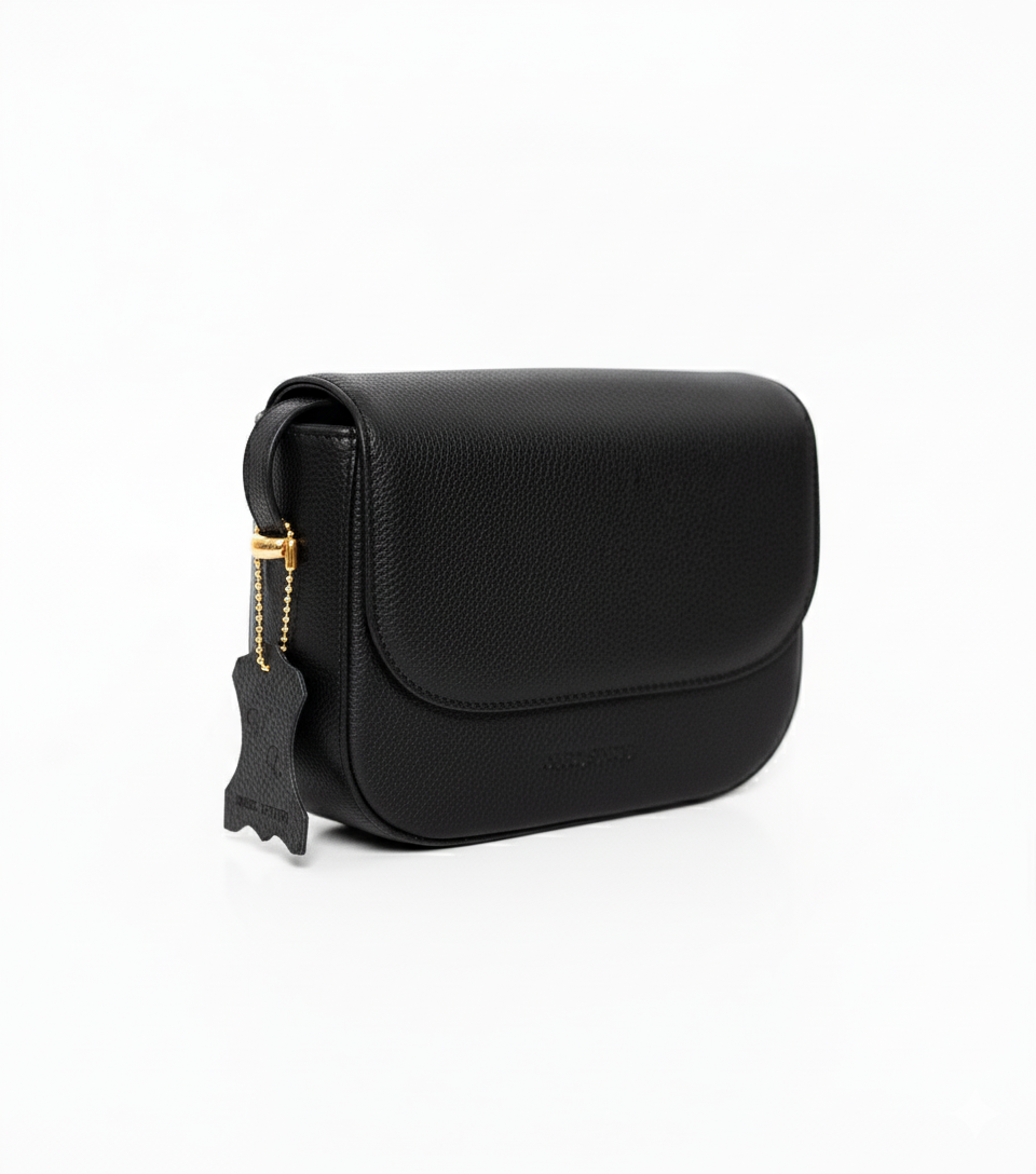 "Le Classique" – Exklusive Satteltasche aus genarbtem Kalbsleder