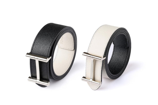 Marct Tchou 2-in-1 Ledergürtel für Damen – Wendbar, Elegant, 30mm Breite