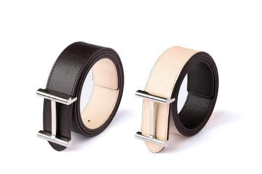 Marct Tchou 2-in-1 Ledergürtel für Damen – Wendbar, Elegant, 30mm Breite