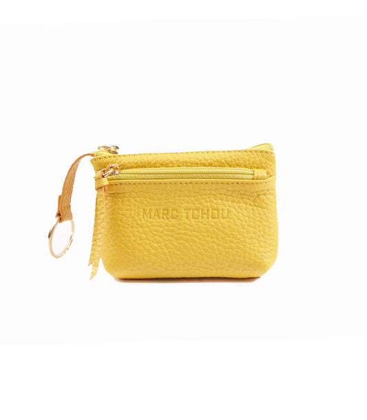 Marc Tchou Blumen-Design Schlüsseltasche Gelb