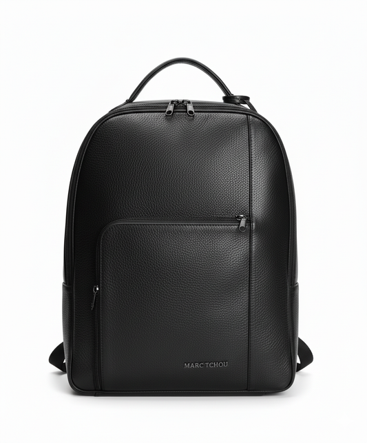 Marc Tchou – Exklusiver Leder-Rucksack in zeitlosen Farben